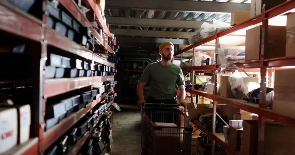 Estoque de autopeças e acessórios